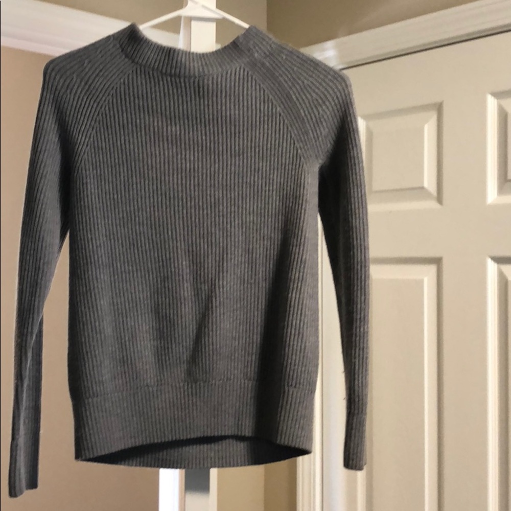 Wool sweater with key hole cutout in the back!